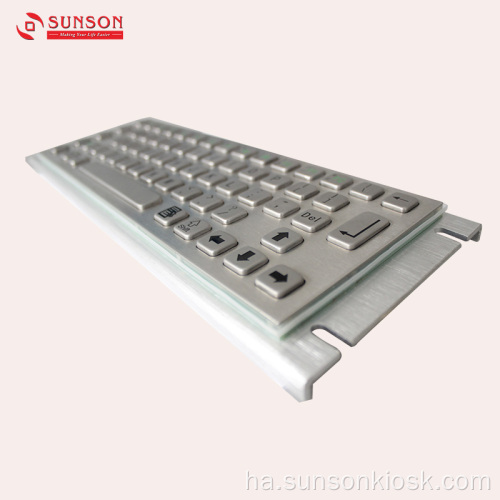 Keyboard Metal mai Maballin ruwa da kuma kushin kusurwa